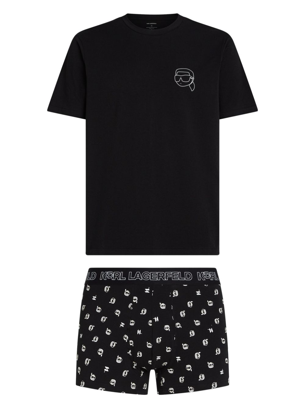 Karl Lagerfeld Ikon trunks set - Black von Karl Lagerfeld