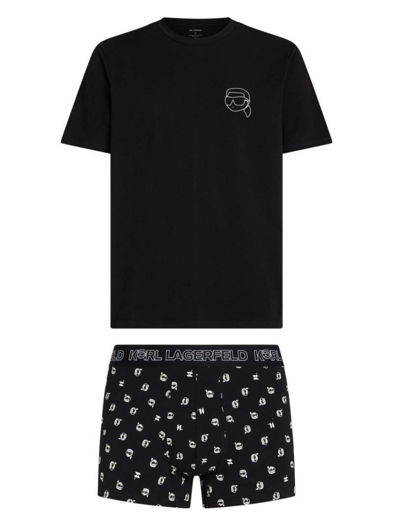 Karl Lagerfeld Ikon trunks set - Black von Karl Lagerfeld