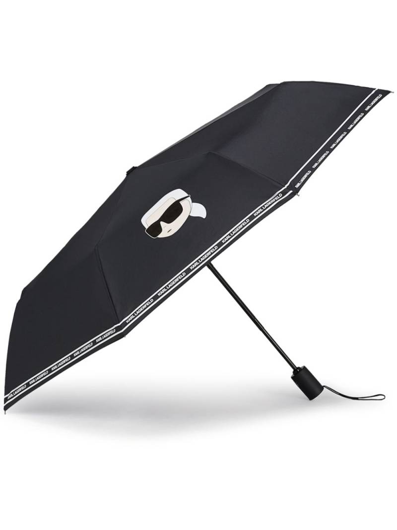 Karl Lagerfeld Ikon umbrella - Black von Karl Lagerfeld