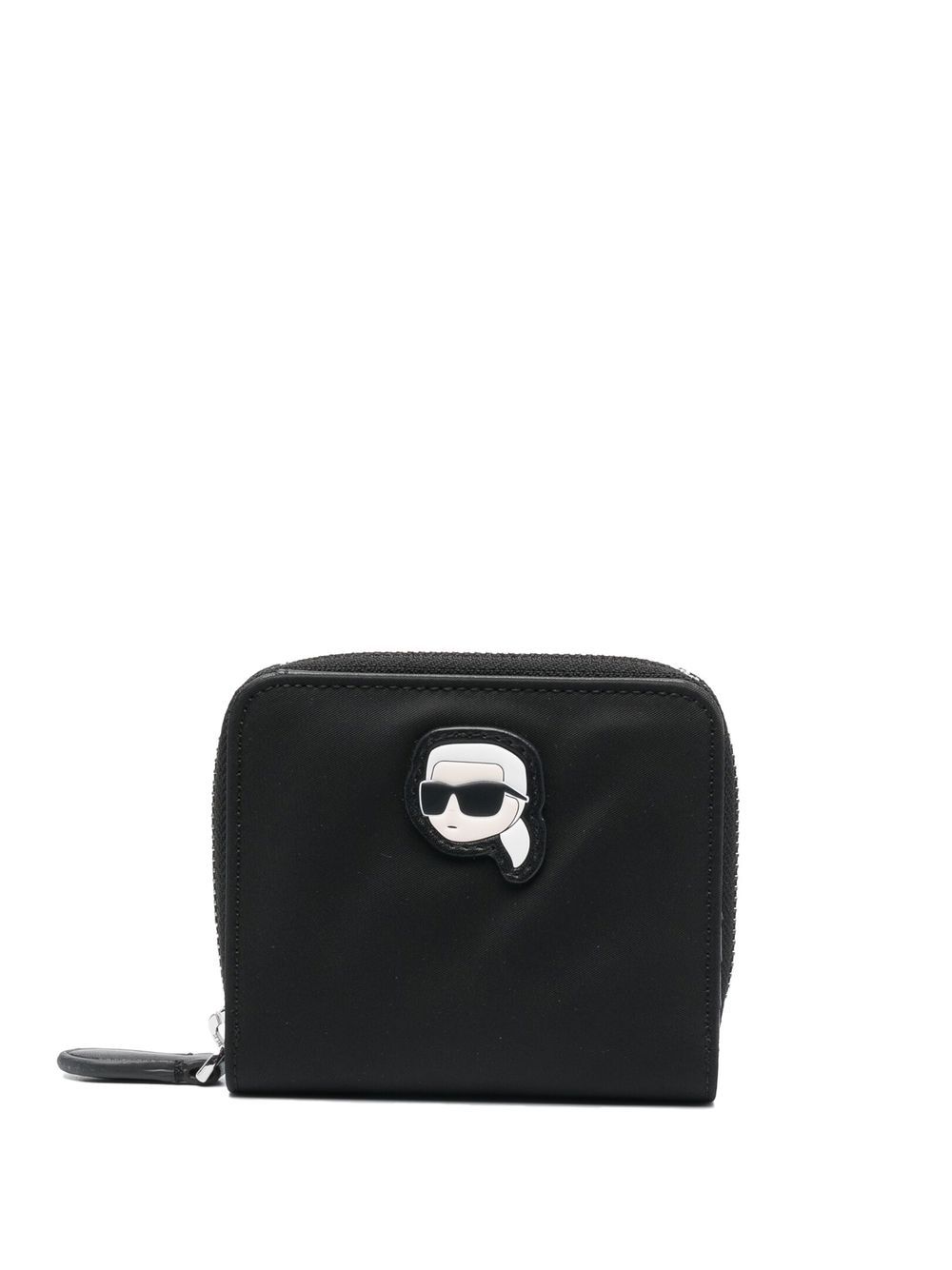 Karl Lagerfeld Ikon zip-around wallet - Black von Karl Lagerfeld