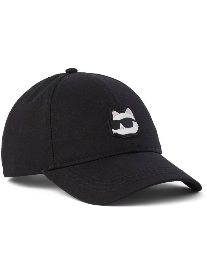 Karl Lagerfeld Ikonic Choupette baseball cap - Black von Karl Lagerfeld