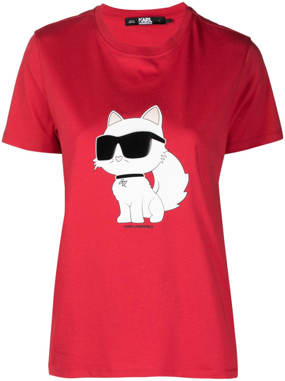 Karl Lagerfeld Ikonik 2.0 Choupette T-shirt - Red von Karl Lagerfeld