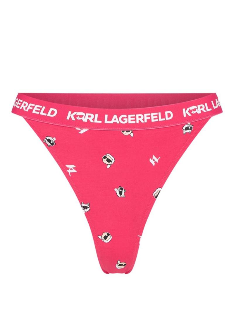 Karl Lagerfeld Ikon briefs - Pink von Karl Lagerfeld