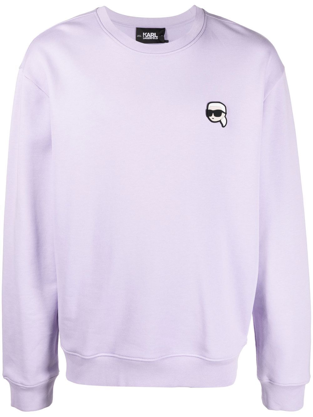 Karl Lagerfeld Ikonik 2.0 long-sleeve sweatshirt - Purple von Karl Lagerfeld