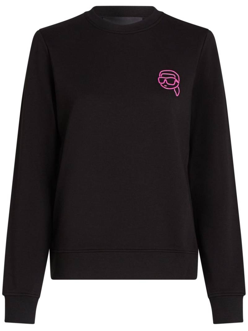 Karl Lagerfeld Ikon Jelly sweatshirt - Black von Karl Lagerfeld