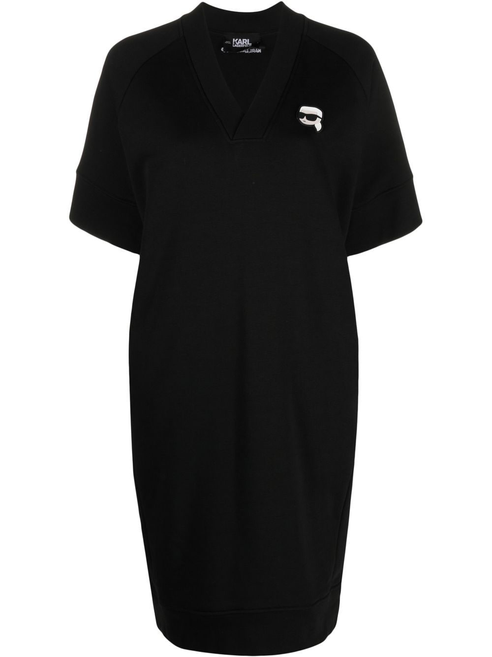 Karl Lagerfeld Ikon 2.0 sweatshirt dress - Black von Karl Lagerfeld