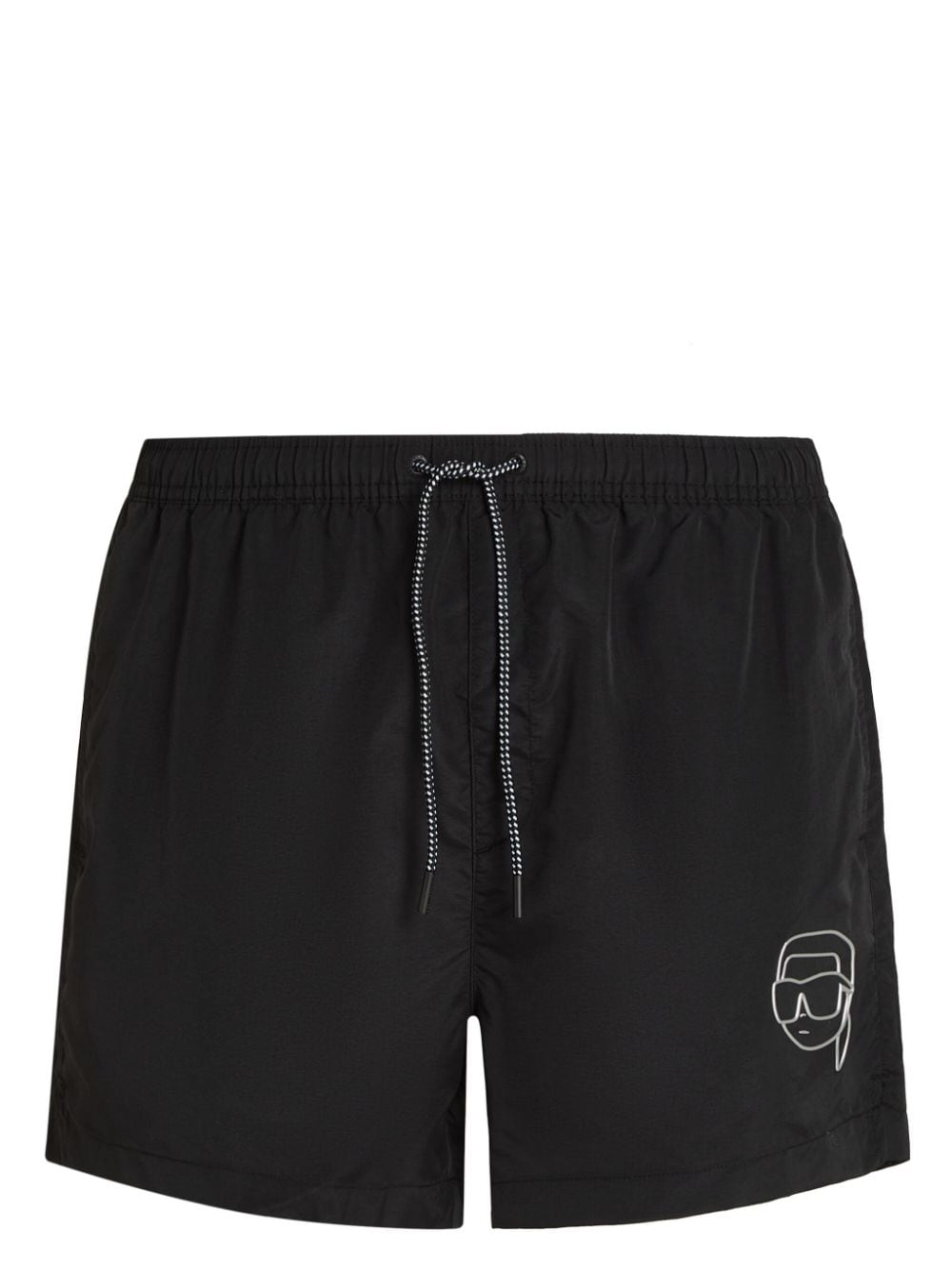 Karl Lagerfeld Ikonik swim shorts - Black von Karl Lagerfeld