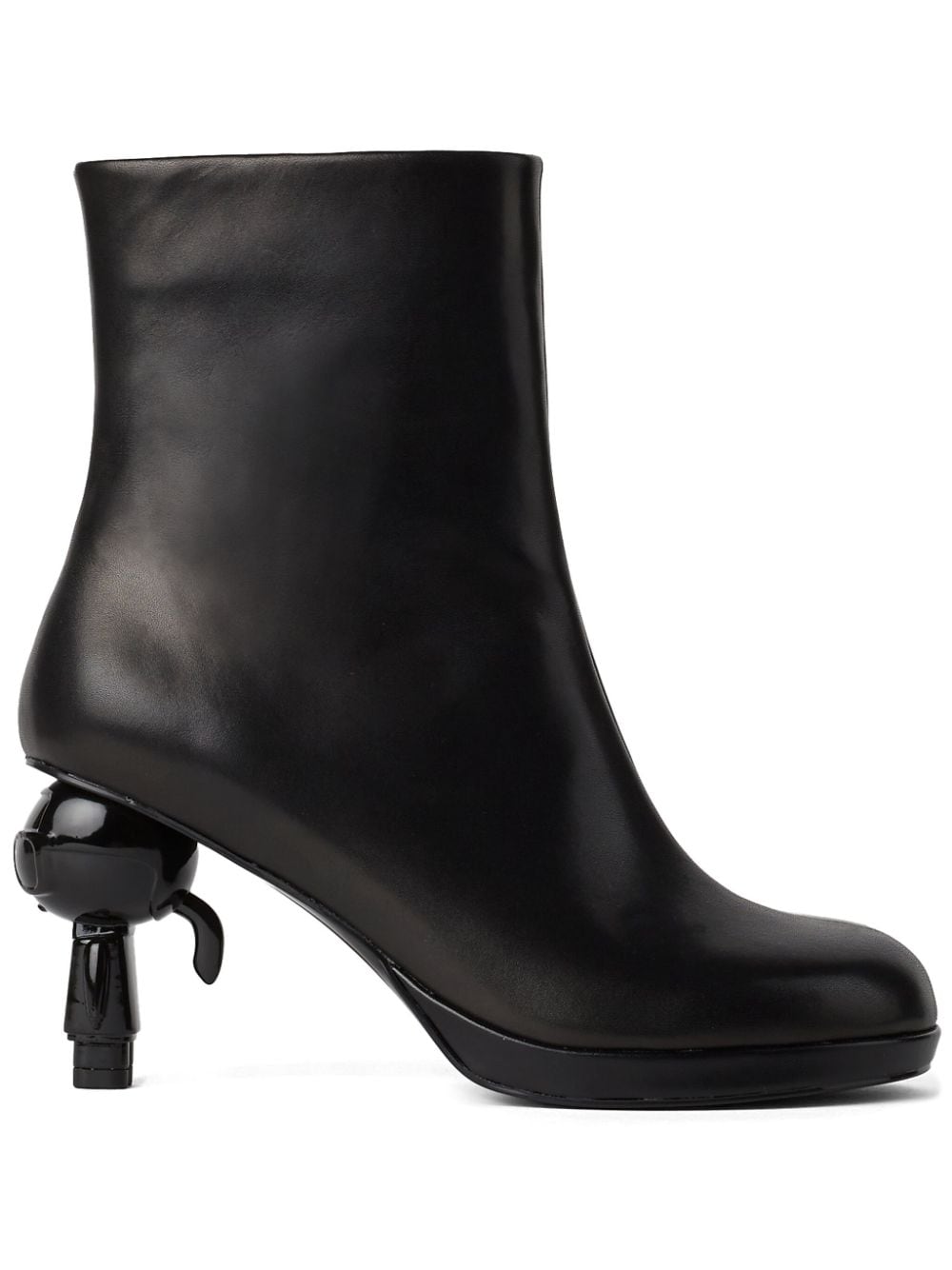 Karl Lagerfeld Ikon Island leather boots - Black von Karl Lagerfeld