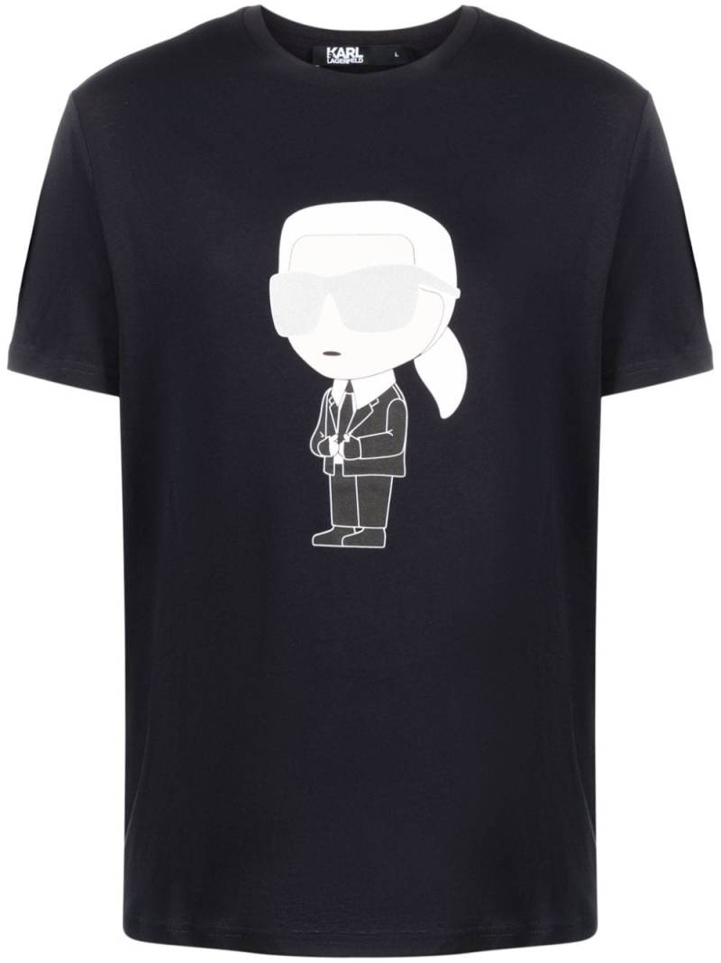 Karl Lagerfeld Ikonik Karl T-shirt - Blue von Karl Lagerfeld