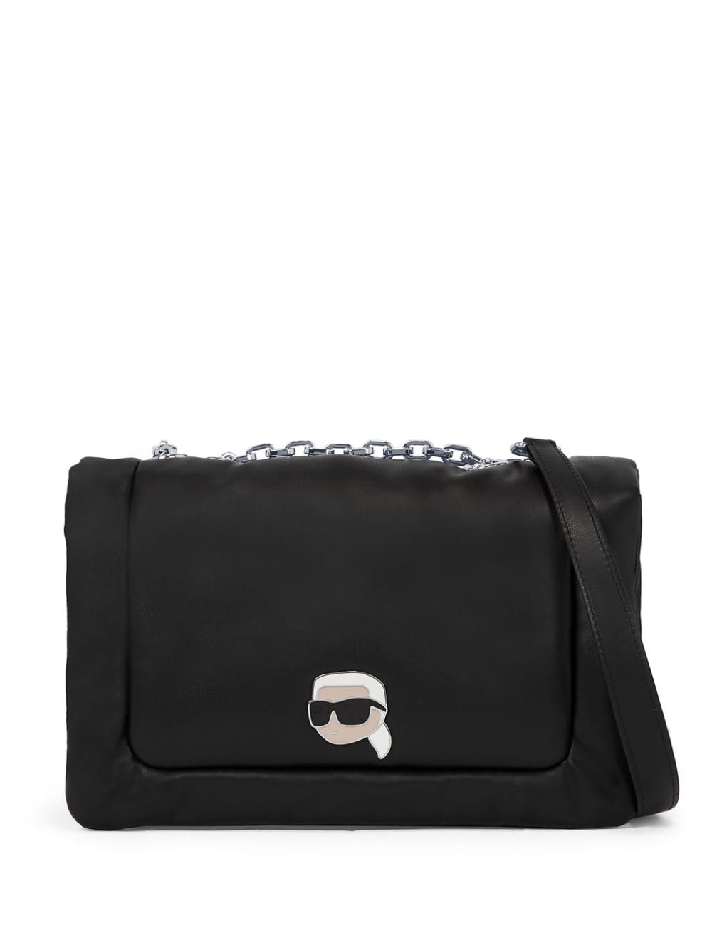 Karl Lagerfeld Ikon Puffy crossbody bag - Black von Karl Lagerfeld