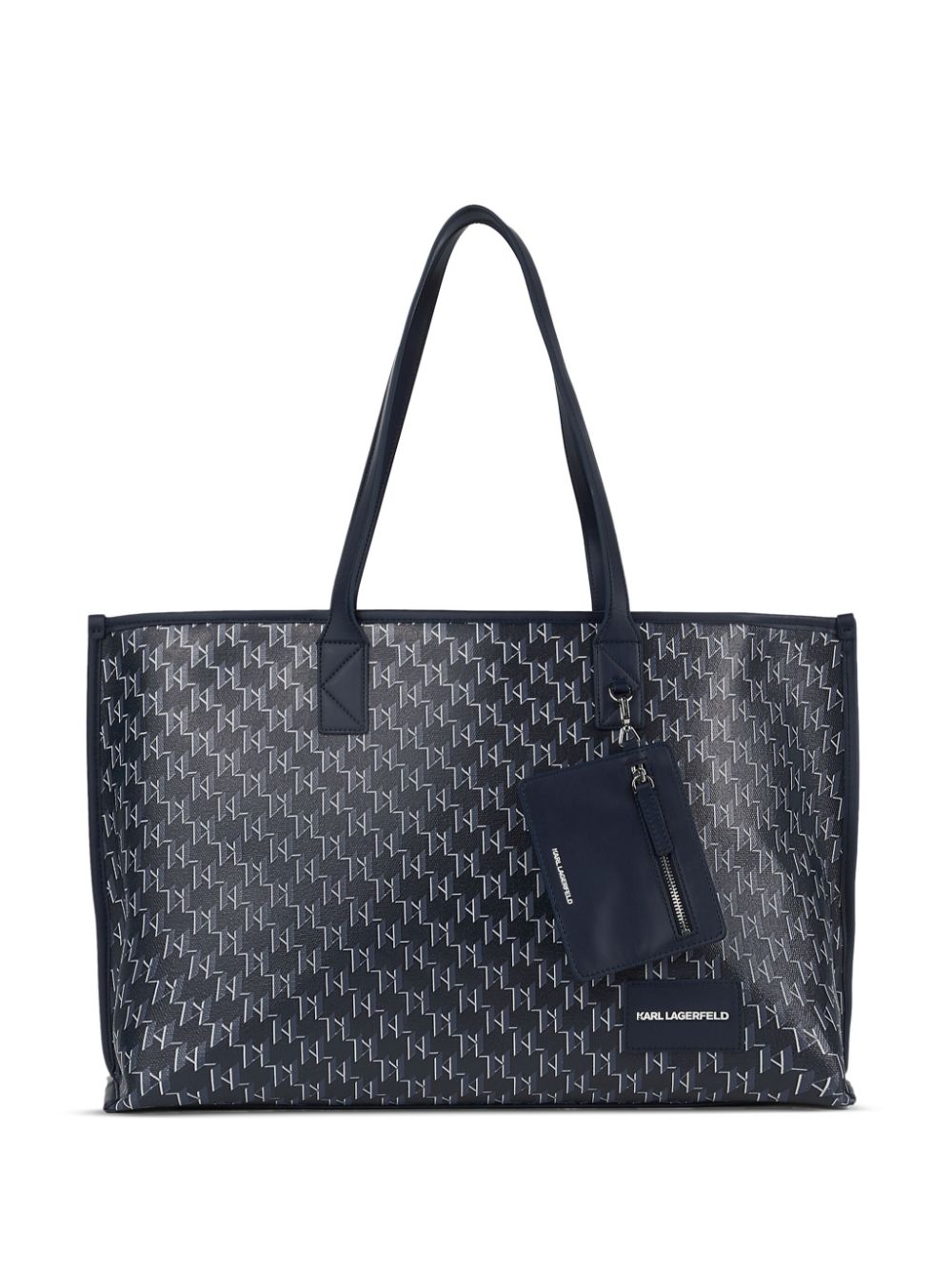 Karl Lagerfeld Ikonik Voyage tote bag - Blue von Karl Lagerfeld