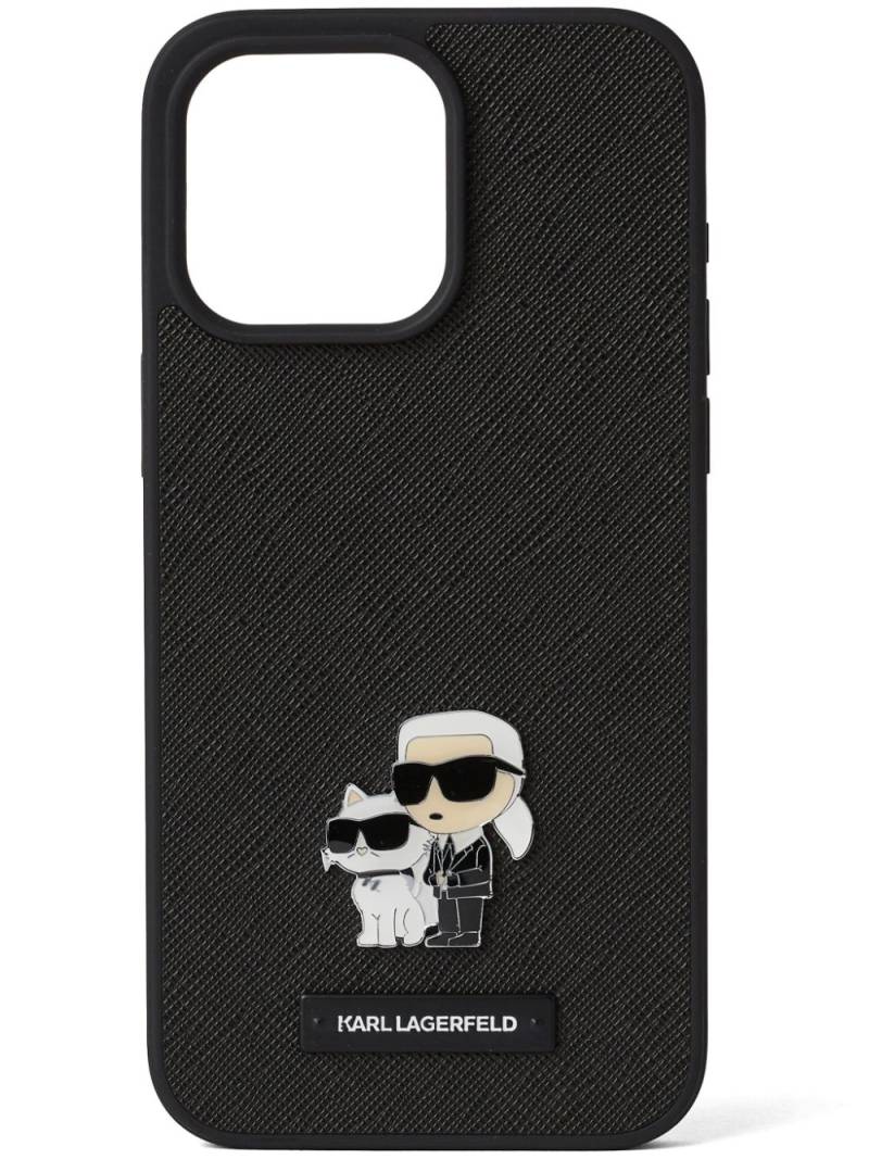 Karl Lagerfeld K/Ikonik iPhone 16 Pro Max case - Black von Karl Lagerfeld