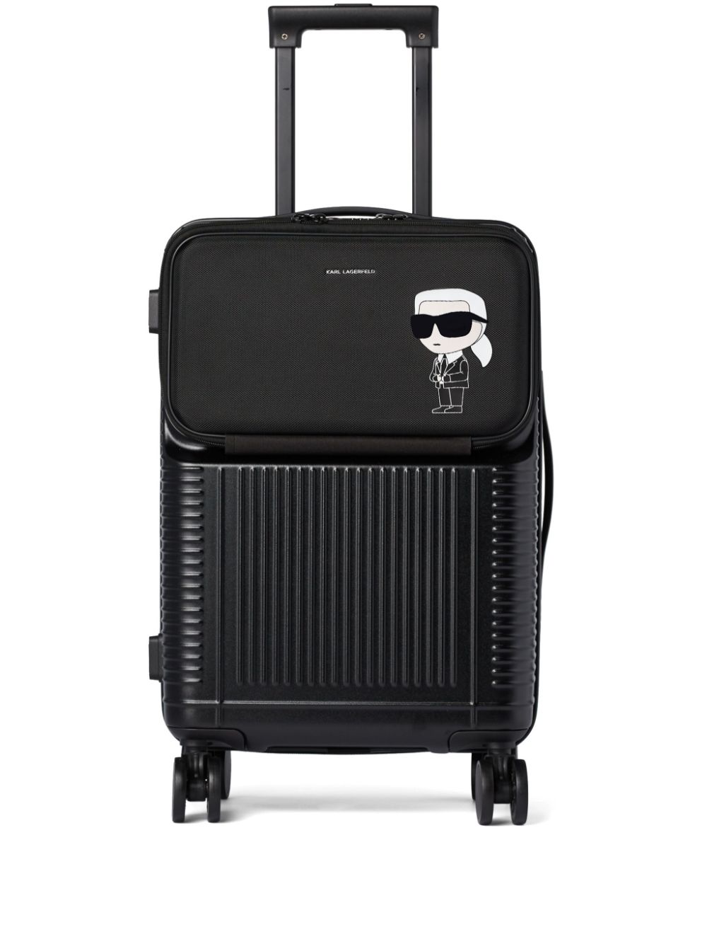 Karl Lagerfeld Ikonik trolley case - Black von Karl Lagerfeld