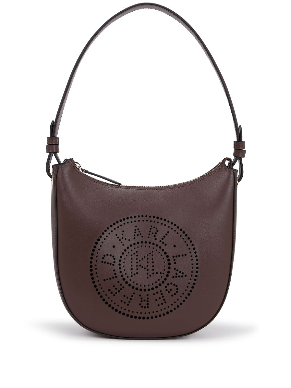 Karl Lagerfeld K/Circle Moon leather shoulder bag - Brown von Karl Lagerfeld