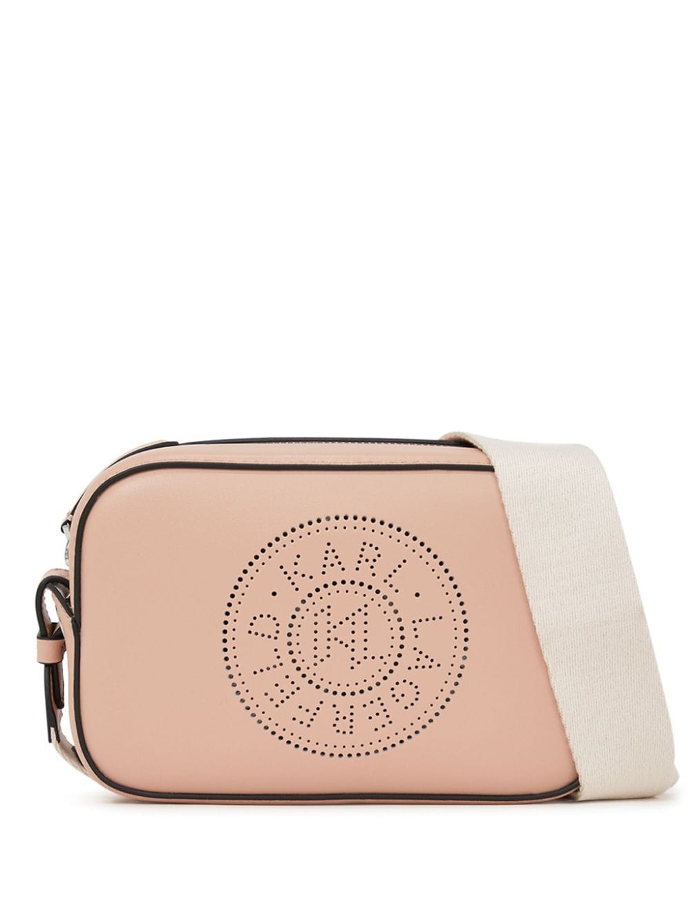 Karl Lagerfeld K/Circle perforated-logo crossbody bag - Pink von Karl Lagerfeld