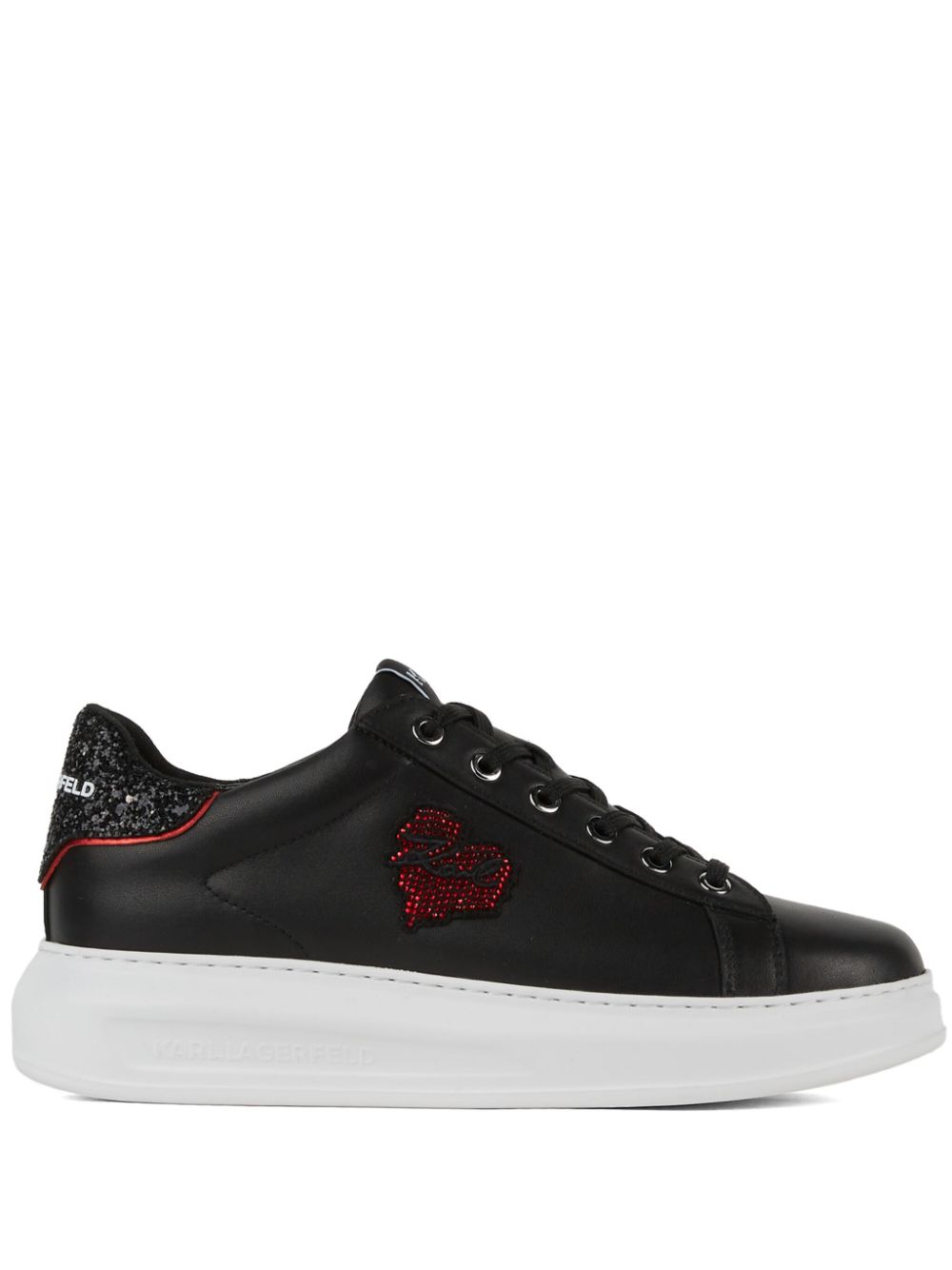 Karl Lagerfeld K/Heart Kapri trainers - Black von Karl Lagerfeld