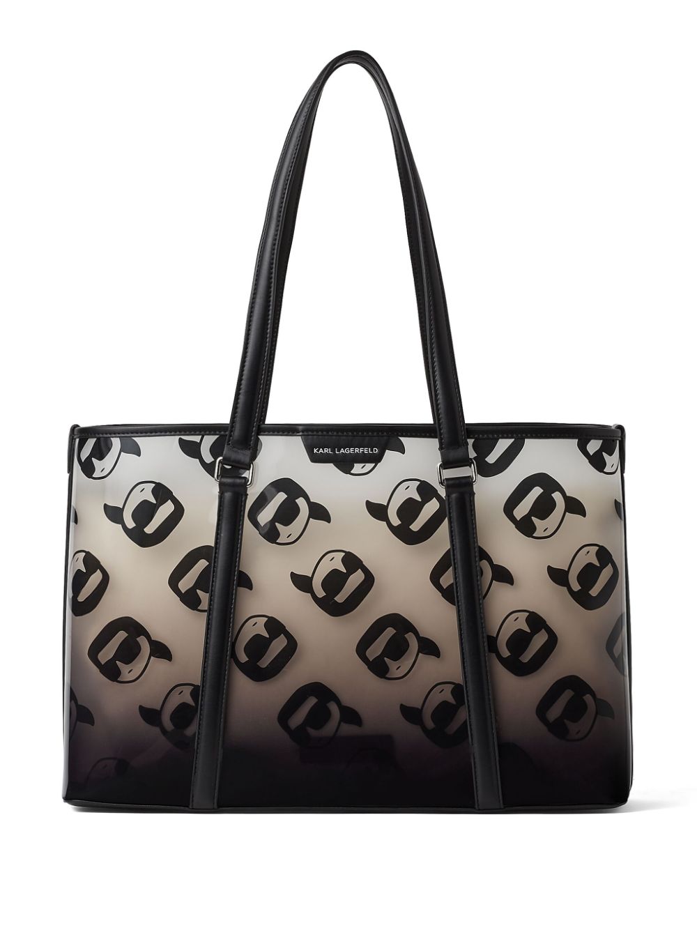 Karl Lagerfeld Ikon beach bag - Neutrals von Karl Lagerfeld