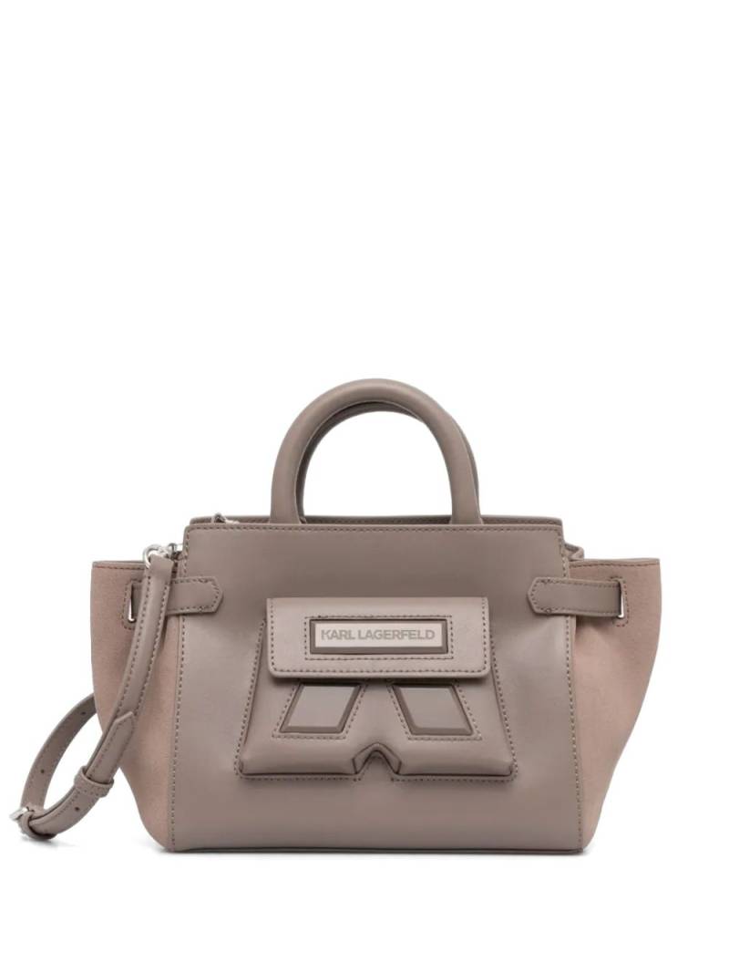 Karl Lagerfeld K/Ikonik tote bag - Brown von Karl Lagerfeld