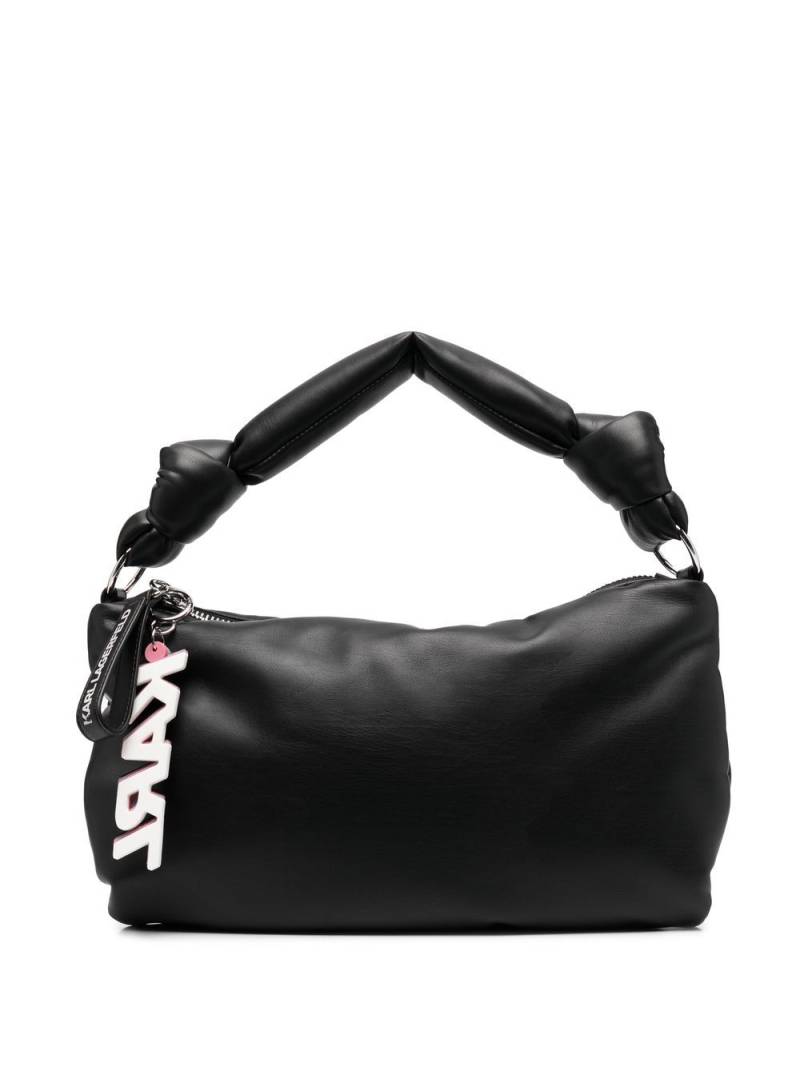 Karl Lagerfeld K/Knotted shoulder bag - Black von Karl Lagerfeld