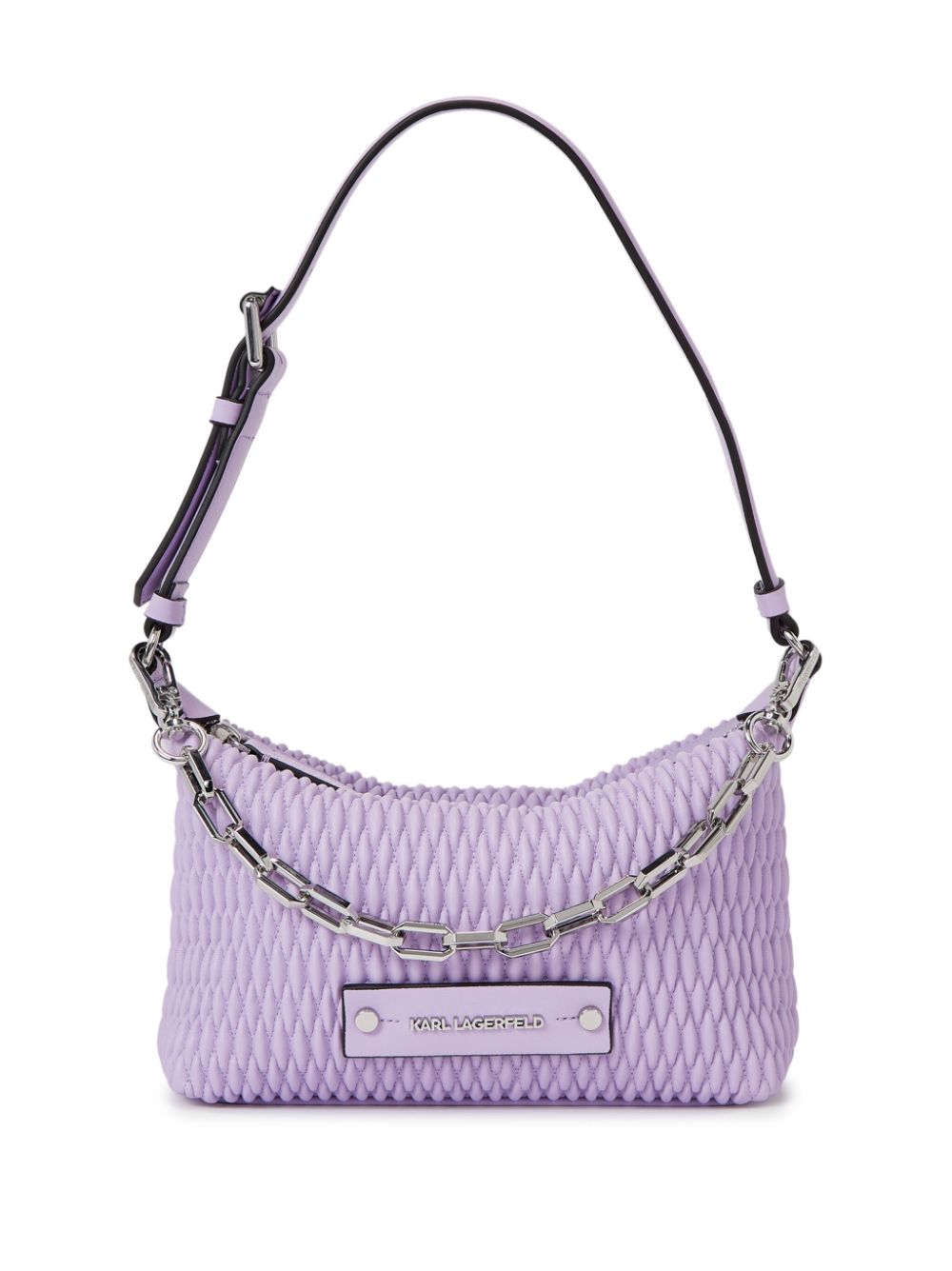 Karl Lagerfeld K/Kushion logo-lettering shoulder bag - Purple von Karl Lagerfeld