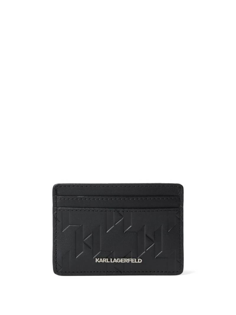 Karl Lagerfeld K/Loom leather card holder - 999 von Karl Lagerfeld