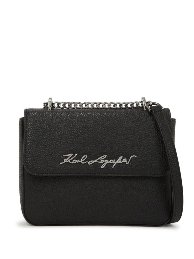 Karl Lagerfeld K/Pebble shoulder bag - Black von Karl Lagerfeld