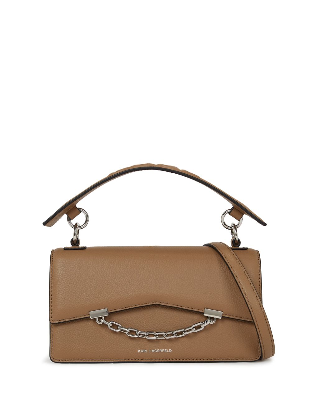 Karl Lagerfeld K/Seven Grainy crossbody bag - Neutrals von Karl Lagerfeld