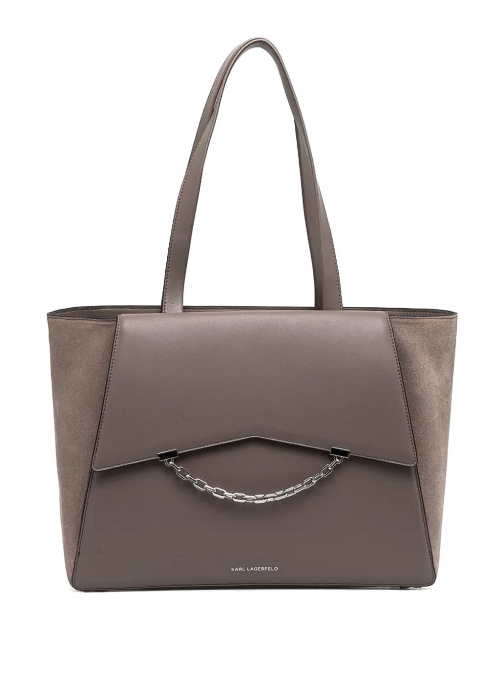 Karl Lagerfeld K/Seven tote bag - Neutrals von Karl Lagerfeld