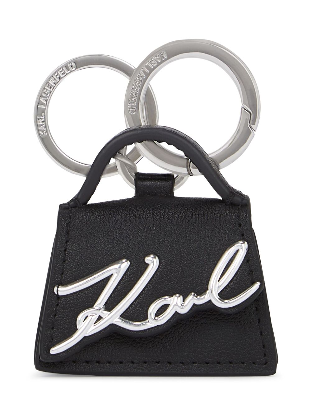 Karl Lagerfeld K/Signature Bag keychain - Black von Karl Lagerfeld