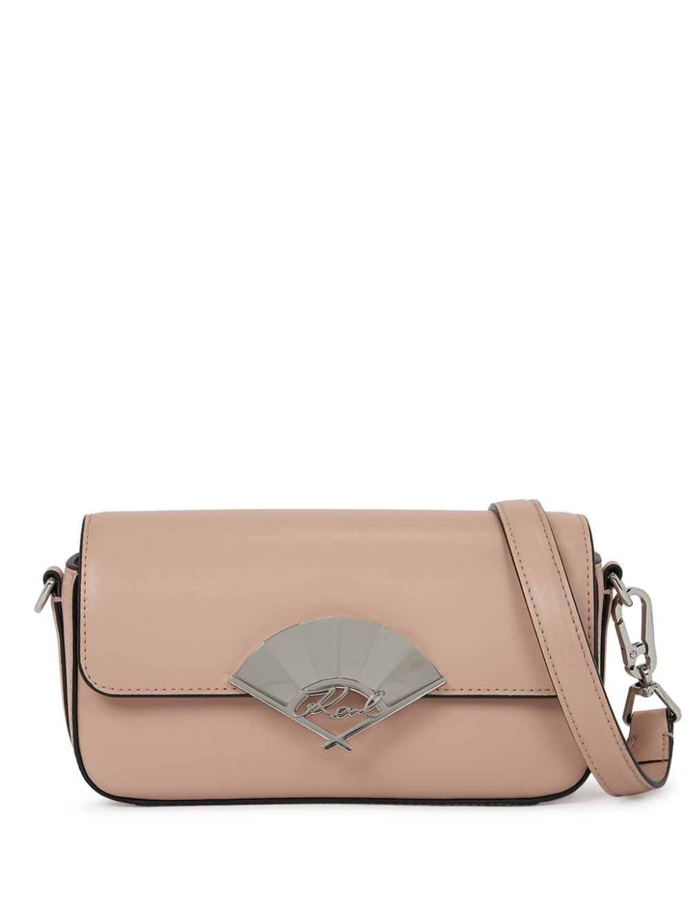 Karl Lagerfeld K/Signature Fan cross body bag - Neutrals von Karl Lagerfeld