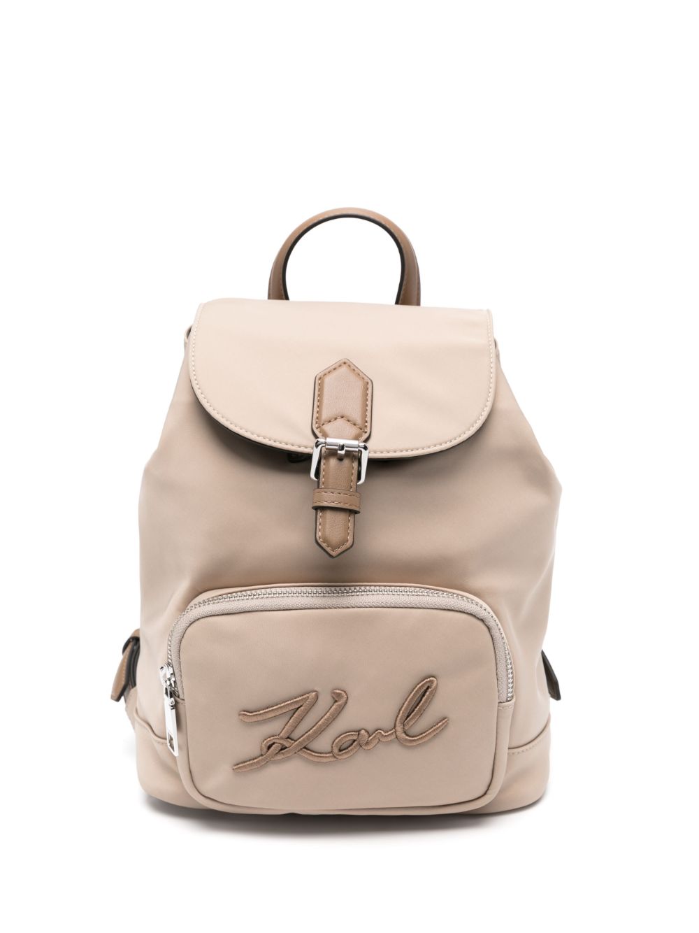 Karl Lagerfeld K/Signature backpack - Neutrals von Karl Lagerfeld