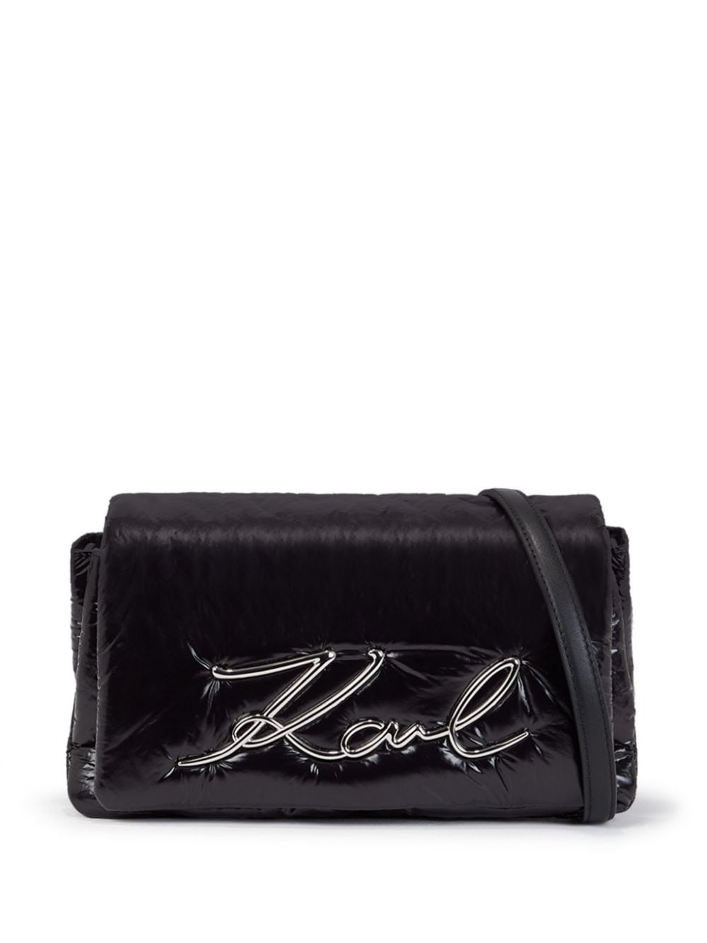 Karl Lagerfeld K/Signature padded shoulder bag - Black von Karl Lagerfeld