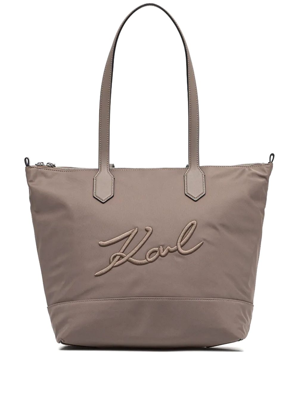 Karl Lagerfeld K/Signature tote bag - Neutrals von Karl Lagerfeld