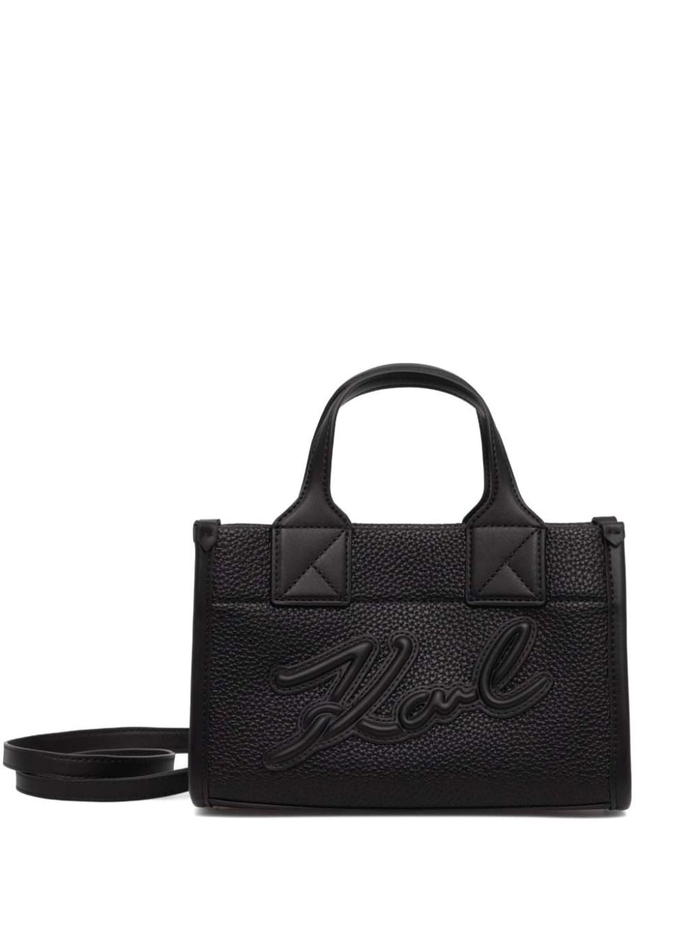 Karl Lagerfeld K/Skuare Grainy tote bag - Black von Karl Lagerfeld