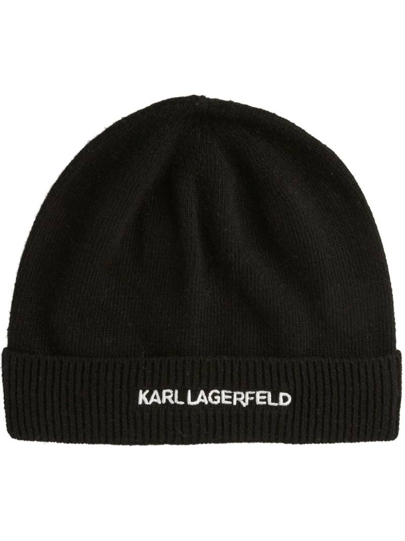 Karl Lagerfeld K/essential beanie - Black von Karl Lagerfeld