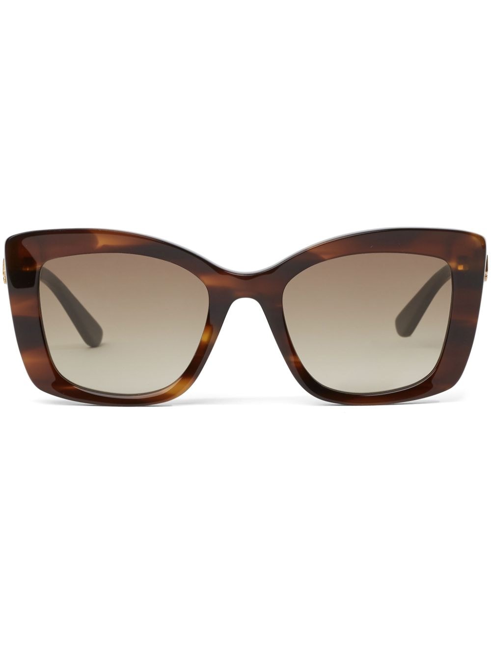 Karl Lagerfeld KL Heritage tortoiseshell-effect sunglasses - Brown von Karl Lagerfeld