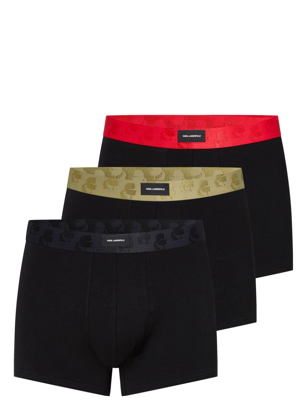 Karl Lagerfeld Kameo boxers (pack of three) - Black von Karl Lagerfeld