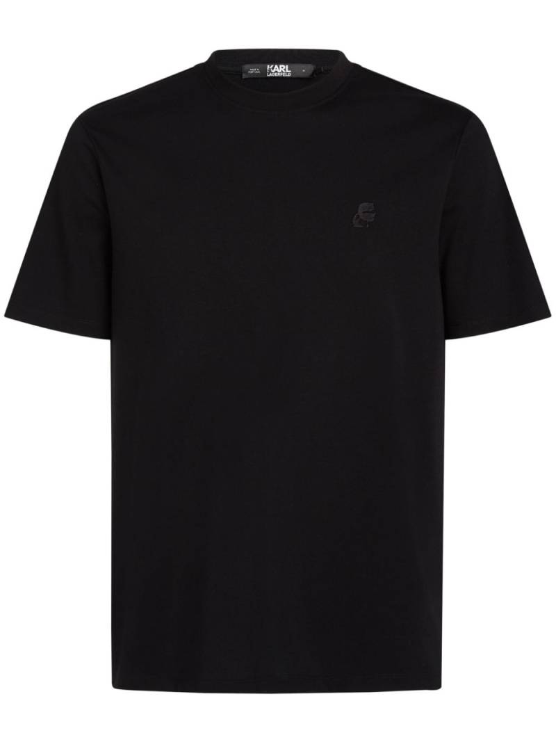 Karl Lagerfeld Kameo logo-embroidered T-shirt - 999 von Karl Lagerfeld