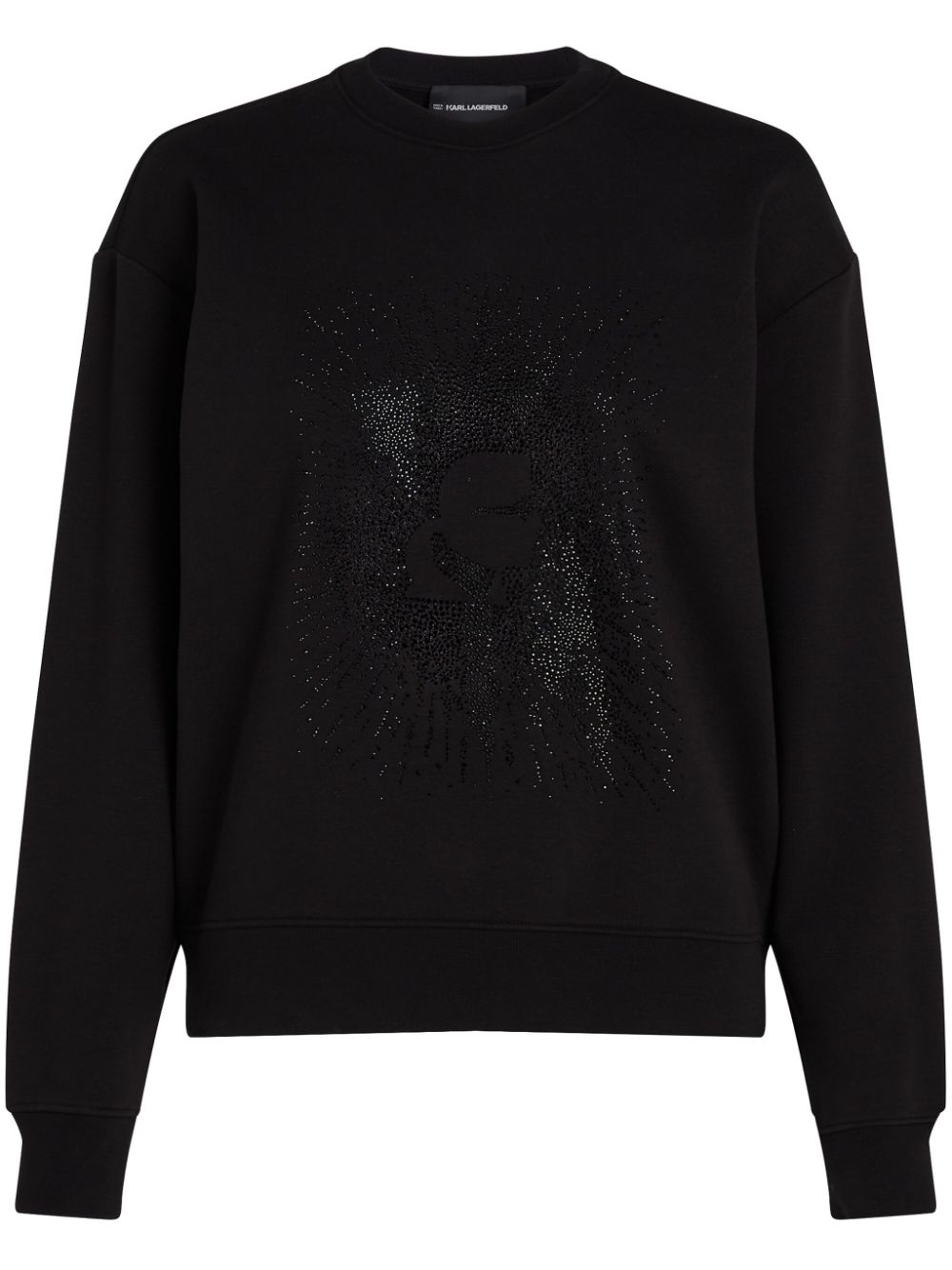 Karl Lagerfeld Kameo rhinestone-embellished sweatshirt - Black von Karl Lagerfeld