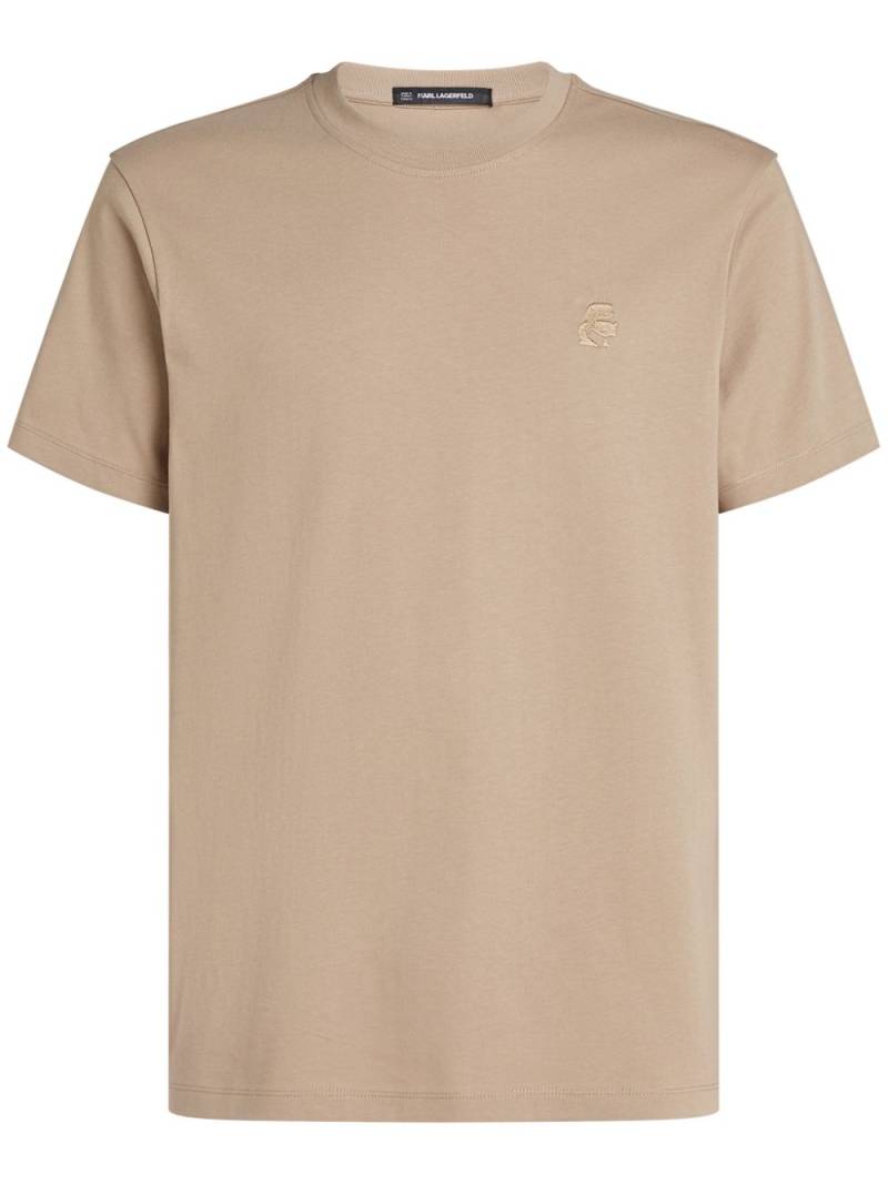 Karl Lagerfeld Kameo t-shirt - Neutrals von Karl Lagerfeld