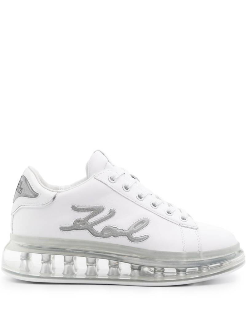 Karl Lagerfeld Kapri Kushion leather sneakers - White von Karl Lagerfeld