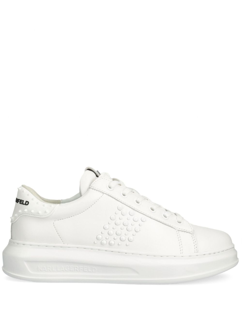 Karl Lagerfeld Kapri Stud Kounter sneakers - White von Karl Lagerfeld