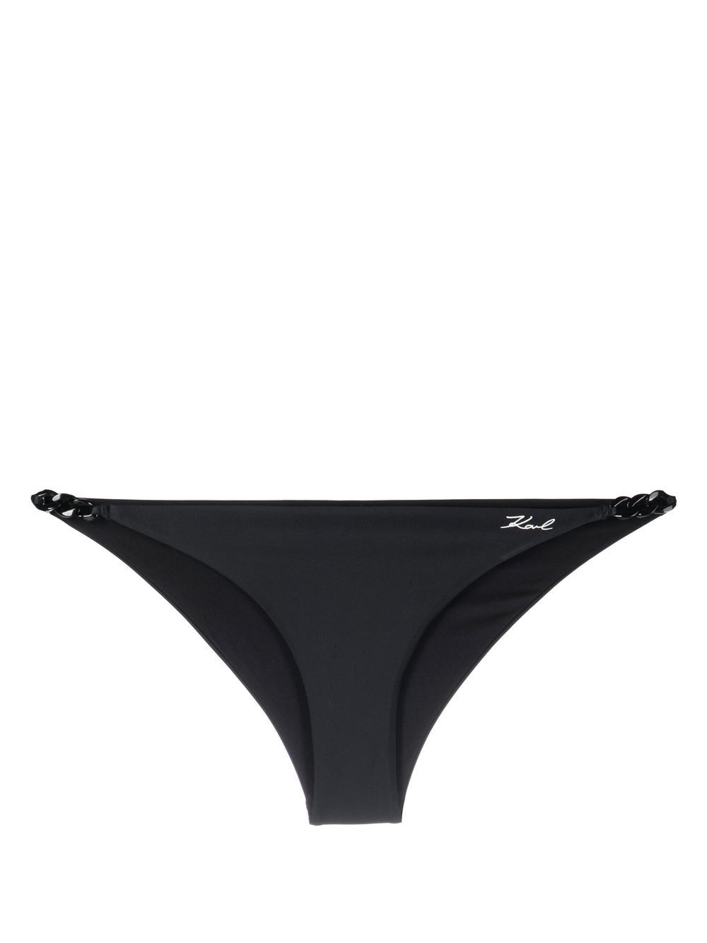 Karl Lagerfeld Karl DNA chain-link bikini bottoms - Black von Karl Lagerfeld