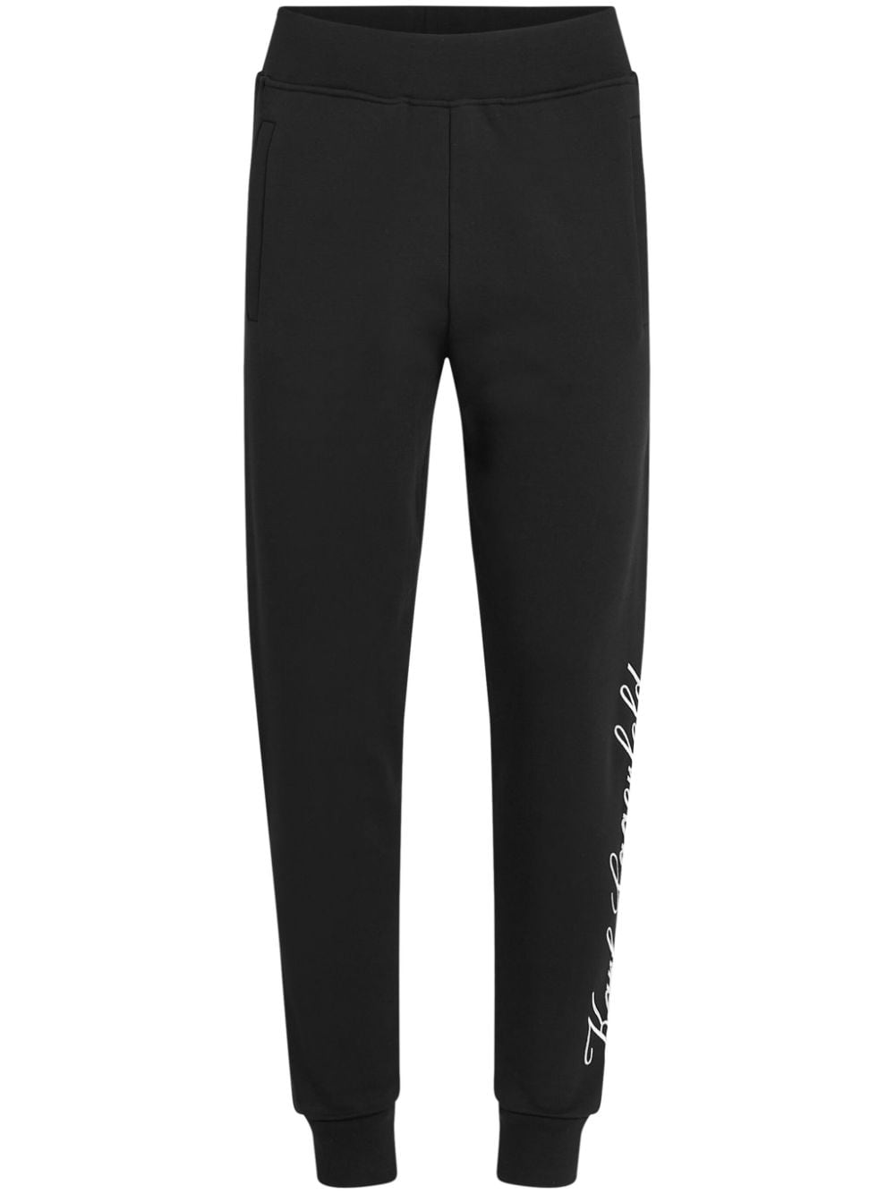 Karl Lagerfeld Karl Hotel organic-cotton track pants - Black von Karl Lagerfeld