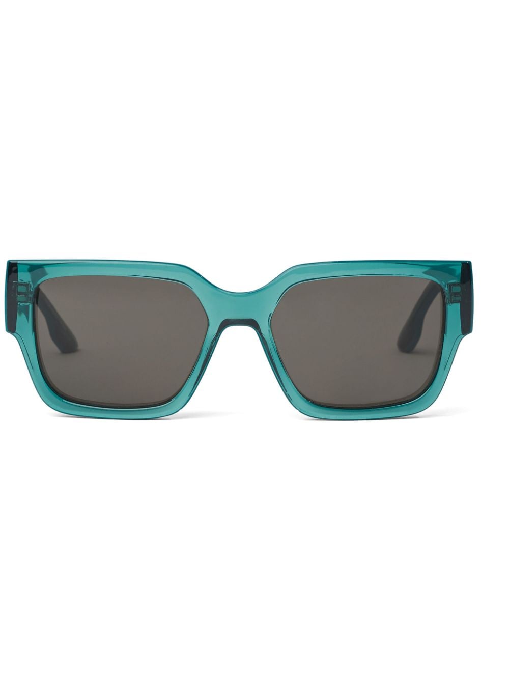Karl Lagerfeld Karl Logo translucent rectangle-frame sunglasses - Blue von Karl Lagerfeld