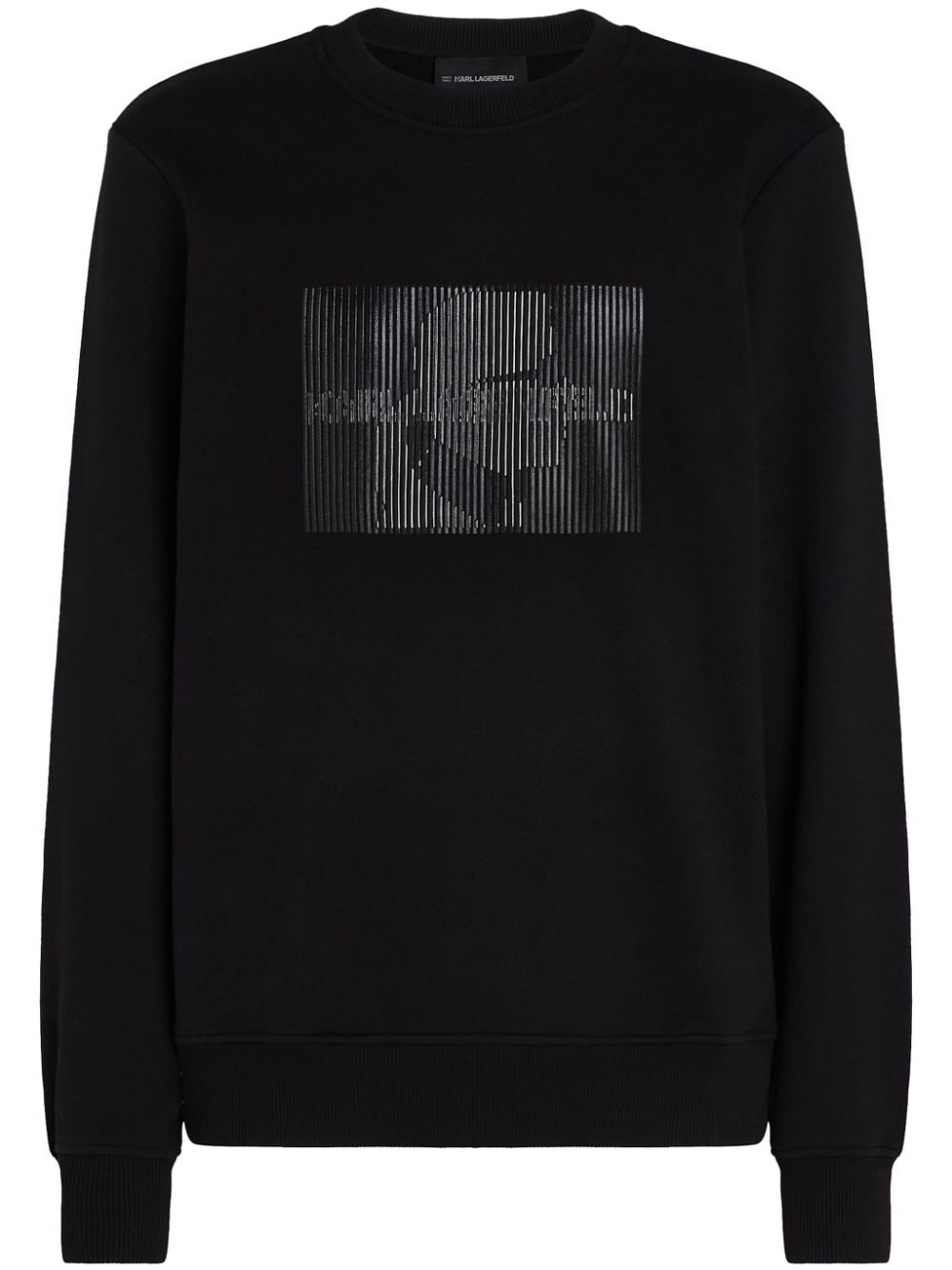 Karl Lagerfeld Optical Illusion sweatshirt - Black von Karl Lagerfeld