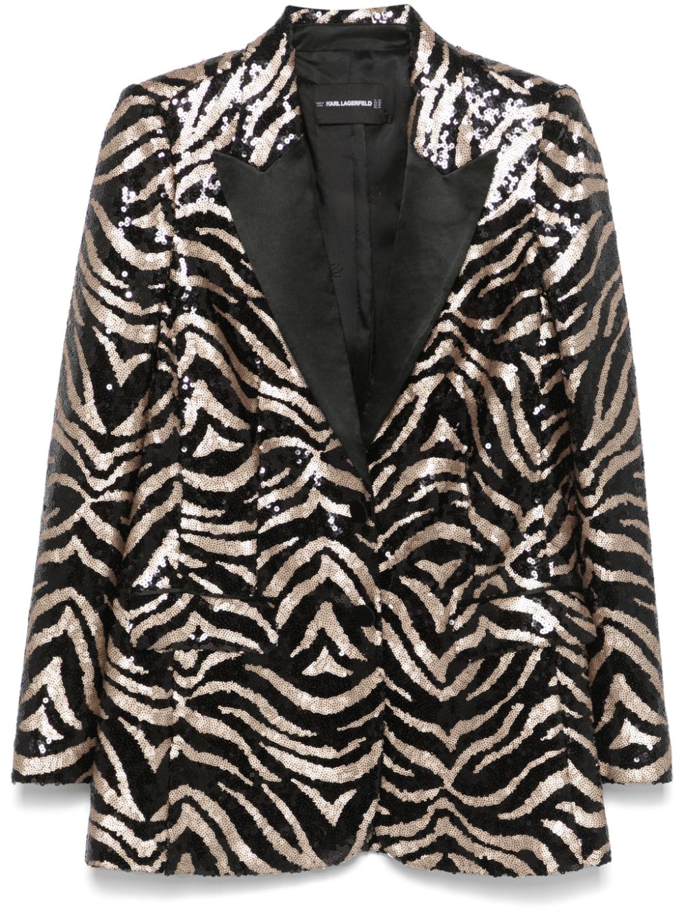 Karl Lagerfeld Karl Studio sequin blazer - Black von Karl Lagerfeld