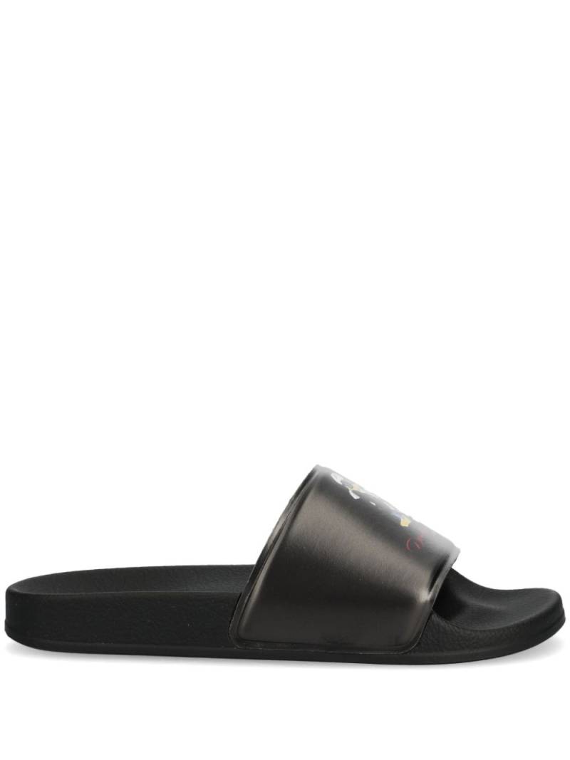 Karl Lagerfeld Karl-motif flip flops - Black von Karl Lagerfeld