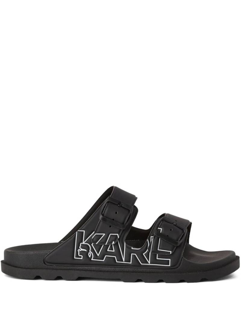 Karl Lagerfeld Kondo Tred double-strap sandals - Black von Karl Lagerfeld