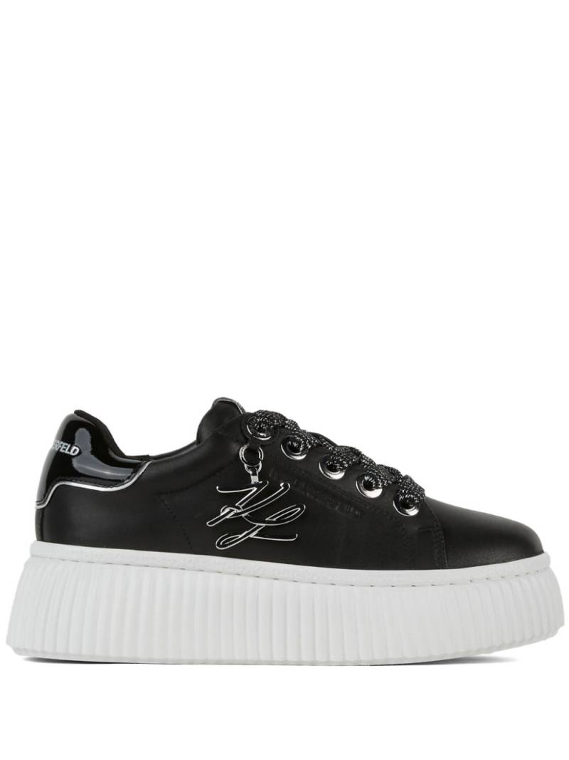 Karl Lagerfeld Kreeper Autograph trainers - Black von Karl Lagerfeld